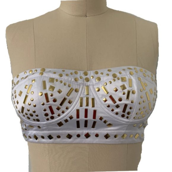 Arden B. Metallic Bustier - Size XS - Picture 3 of 5